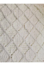 MİNİK ADIMLAR Minik Adımlar Alize Puffy El Örme Bebek Battaniye - 2