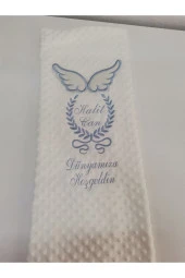 MİNİK ADIMLAR İsme Özel Nakışlı Battaniye - 2