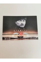 MİNİK ADIMLAR 10 Kasım ATATÜRK’ Ü anma Günü Kartı Ve Ay Yıldız Bilekliği 25 Adet Makrome Kapama - 4