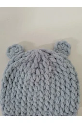 MİNİK ADIMLAR Alize Puffy El Örgüsü Şapka thumbnail 2