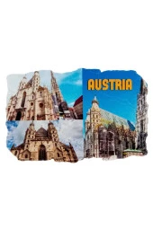 Avusturya Temalı Fresco Magnet thumbnail 3