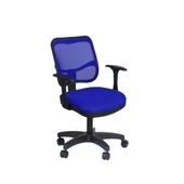 Türksit 807 File Çalışma Koltuğu Plastik Ayak Mavi - 1