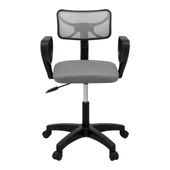 Türksit Buse Çalışma Koltuğu Plastik Ayak Gri - 1