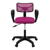 Türksit Buse Çalışma Koltuğu Plastik Ayak Pembe - 1