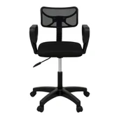 Türksit Buse Çalışma Koltuğu Plastik Ayak Siyah - 1