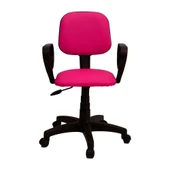 Türksit Eko Kollu Çalışma Koltuğu Kumaş Pembe - 1