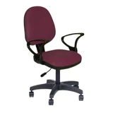 Türksit Kozmo Şef Çalışma Koltuğu Kumaş Bordo - 1