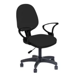 Türksit Kozmo Şef Çalışma Koltuğu Kumaş Siyah - 1