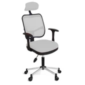 Türksit 817 File Çalışma Koltuğu Metalik Gri Boyalı Ayak Beyaz - 1