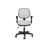 Türksit 804 File Çalışma Koltuğu Plastik Ayak Beyaz - 1