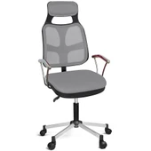 Türksit AS File Çalışma Koltuğu Metalik Gri Boyalı Ayak Gri - 1