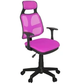 Türksit AS File Çalışma Koltuğu Plastik Ayak Pembe - 1