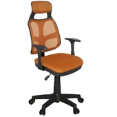 Türksit AS File Çalışma Koltuğu Plastik Ayak Turuncu - 1