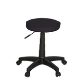 Türksit Amortisörlü Tabure Deri Plastik Siyah - 1