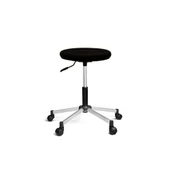 Türksit Tabure Dökme Sünger File Metalik Gri Boyalı Ayak Siyah - 1