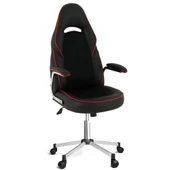 Türksit Pit Stop Yönetici Koltuğu Siyah-Kırmızı - 1