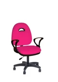 Türksit Kozmo Yönetici Çalışma Koltuğu Plastik Ayak Pembe - 1