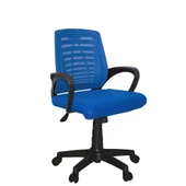 Türksit Karizma File Çalişma Koltuğu Plastik Ayak Mavi - 1