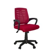 Türksit Karizma File Çalişma Koltuğu Plastik Ayak Kırmızı - 1