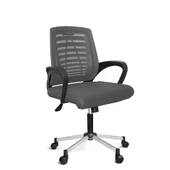 Türksit Karizma File Çalişma Koltuğu Metalik Gri Boyalı Ayak Gri - 1