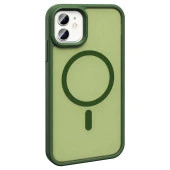 Vendas iPhone 11 Kılıf Magsafe Şarj Özellikli Mat Arka Yüzey Zore Sio Kapak - 6