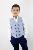 Erkek Çocuk Çizgili Keten Yelek thumbnail 1
