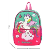 Waddell Pembe Unicorn Desenli Anaokulu Kreş Sırt Çantası 24108 - 1