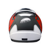 LS2 Rapid Deeper Full Face Siyah Kırmızı Motosiklet Kaskı - 2