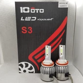 10oto Buz mavi Led Xenon 9000 LÜMEN şimşek etkili - 2