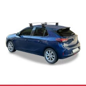 Opel / Vauxhall Corsa (F) 2019 ve Sonrası ile uyumlu ACE-4 Ara Atkı Tavan Barı GRİ - 2
