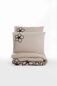 Cotton Box Brode Ranforce Çift Kişilik Nevresim Takımı Panos Kahve - 3