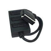 1 ERKEK - 3 DİŞİ 3LÜ SİYAH SCART DAĞITICI - 1