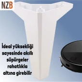 Mobilya TV Ünitesi Çekyat Koltuk Kanepe Destek Ayağı 15 cm Beyaz Baza Ayak 6'lı Set thumbnail 7