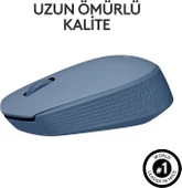 LOGITECH M171 Kablosuz Nano 1000DPI Açık Mavi Mouse 910-006866 - 2