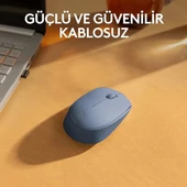 LOGITECH M171 Kablosuz Nano 1000DPI Açık Mavi Mouse 910-006866 - 4