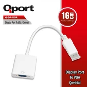 QPORT Display Port to Vga Çevirici Converter Q-DP-VGA - 1