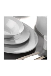 Kütahya Porselen Zümrüt Dekorsuz 53 Parça 12 Kişilik Yemek Takımı thumbnail 3