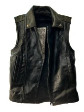 Fiocchi Sırt Desenli Kadın Deri Ceket - 4