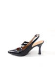 Papuçcity Wzy 02817 8,5 Cm Topuklu Kadın Arkası Açık Stiletto Ayakkabı - 3