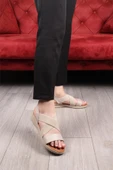 Papuç Sepeti 3980 Anatomik Rahat Taban Günlük Kadın Sandalet thumbnail 10
