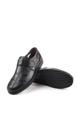 Walkenzo 3901 Ortopedik Hakiki Deri Erkek Sandalet Ayakkabı - 7