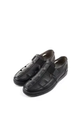 Walkenzo 3901 Ortopedik Hakiki Deri Erkek Sandalet Ayakkabı thumbnail 3