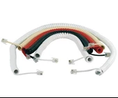 TELEFON SPİRAL KABLO BEYAZ 4P/4C - 1