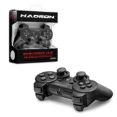 OYUN KOLU GAMEPAD KABLOSUZ PS3 BULETOOTH SİYAH HADRON HD-306 - 1