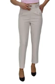 Kadın Büyük Beden Kemerli Pantolon BGL-ST03691 thumbnail 4