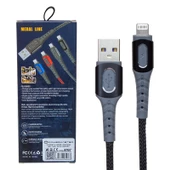 POWERMASTER PM-3787 5 AMPER LIGHTNING HIZLI ŞARJ DATA KABLOSU - 3