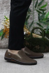 Mehmet Mete 030 Kahve Nubuk Hakiki Deri Erkek Ayakkabı thumbnail 1