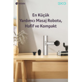 SKG F3 Lite Mini Taşınabilir Masaj tabancası 4 Darbe Yoğunluğu, Farklı Bölgelerde kullanım sağlayan 4 modüler Masaj Başlığı, Ergonomik 230gram - 2