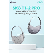 SKG T1-2 PRO Masaj Yastığı, Özel Termoterapi-Isı Terapisi, Bel, Kalça, Sırt, Omuz Boyun Masaj Aleti, Kablosuz ve Type-C - 1