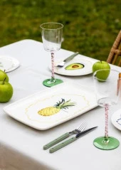 The Mia Furutta Dikdörtgen Servis 34x25 cm FTT0003 - 2